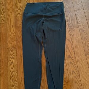 lululemon aligns, black, size 12